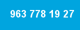 963 778 19 27 963 778 19 27